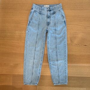 Madewell Balloon Jeans in Verner Wash - Seamed Edition
